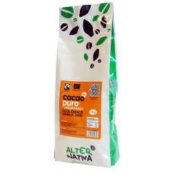 Cacao puro desgrasado 1kg Ecológico
