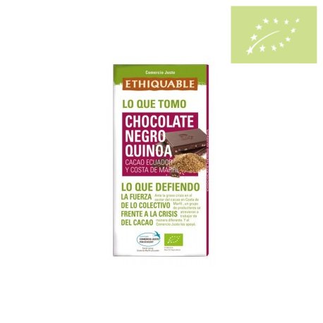 Chocolate negro con quinoa Ecológico