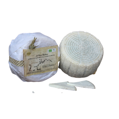 Organic SEMICURED HALF CHEESE 400g approx. Vieja Buchaca Organic
