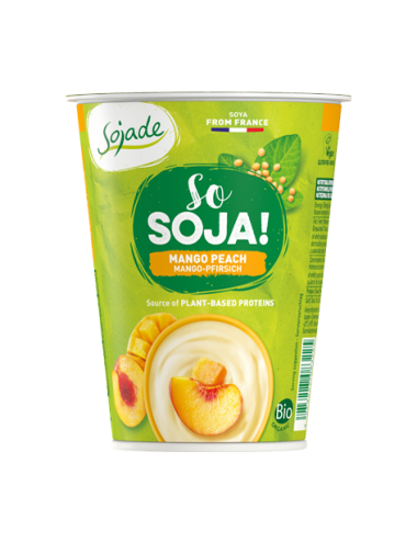 Soy yoghurt with mango and...