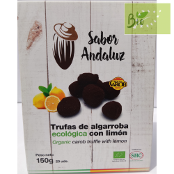 Trufas de algarroba LIMON 150g Ecológicas