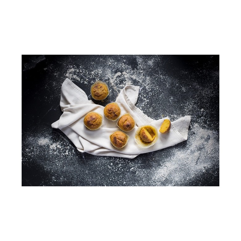 Organic wheat pumpkin muffins 300 gr.