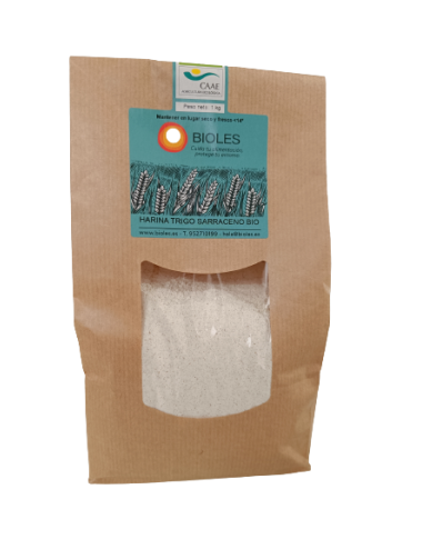 Whole grain buckwheat flour...