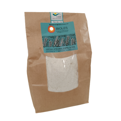 Wholemeal spelt flour 1kg Organic