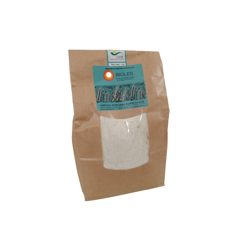 Wholemeal spelt flour 1kg Organic