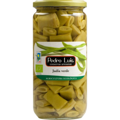 Judia verde al natural 720ml ecológica