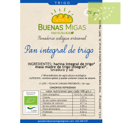 pan integral trigo