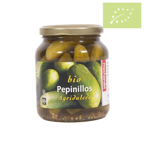 Pepinillos agridulces 350g Ecológico 