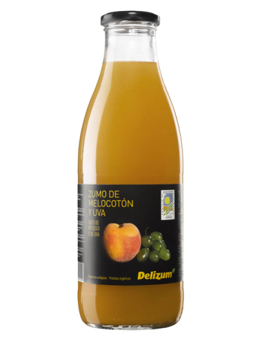 Zumo de melocoton y uva 1l...