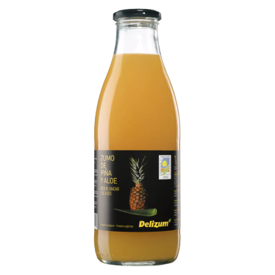 Organic pineapple juice with aloe 1l