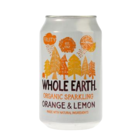Refresco de naranja y limón s/a 330 ml ecológico