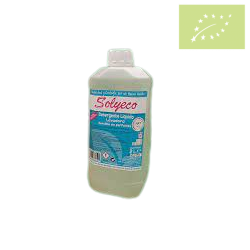 Detergente líquido lavadora SOLYECO sensible 2 L.