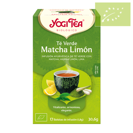 Yogi tea Té verde matcha limón Ecológico
