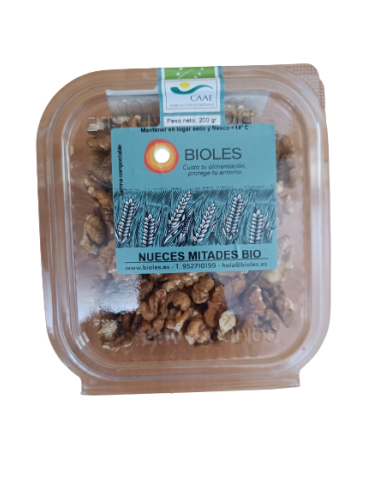 Organic walnut halves 200g