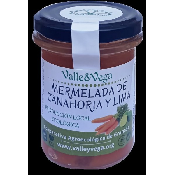 Organic carrot and lime marmalade. Valley and Vega