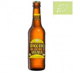 Cerveza de Trigo SIN GLUTEN y Vegana Ekotrebol 0.33cl Ecológica