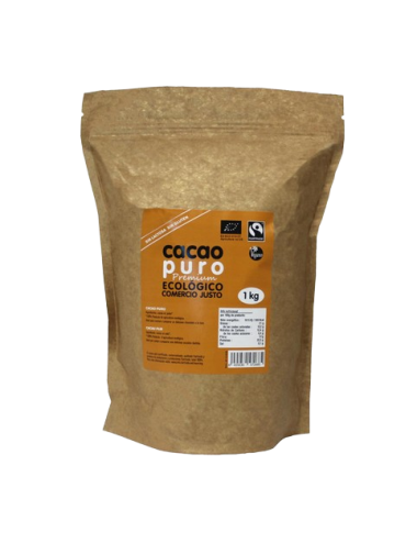 Cacao puro desgrasado 1kg...
