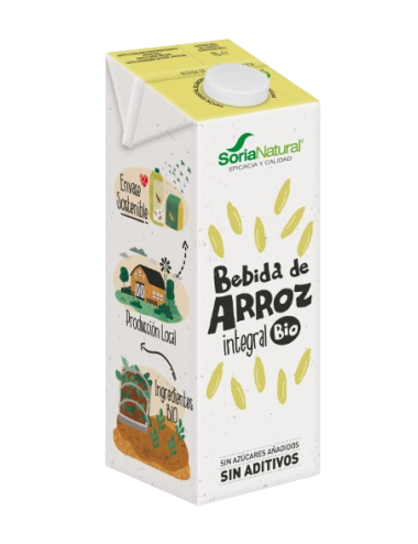 Brown rice drink 1l Soria...