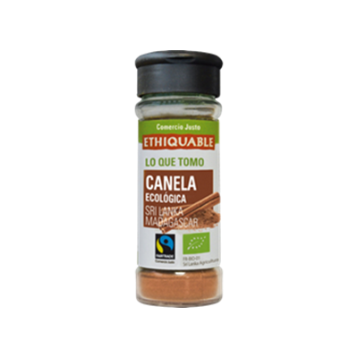 Canela molida bote cristal 40g Ecológica