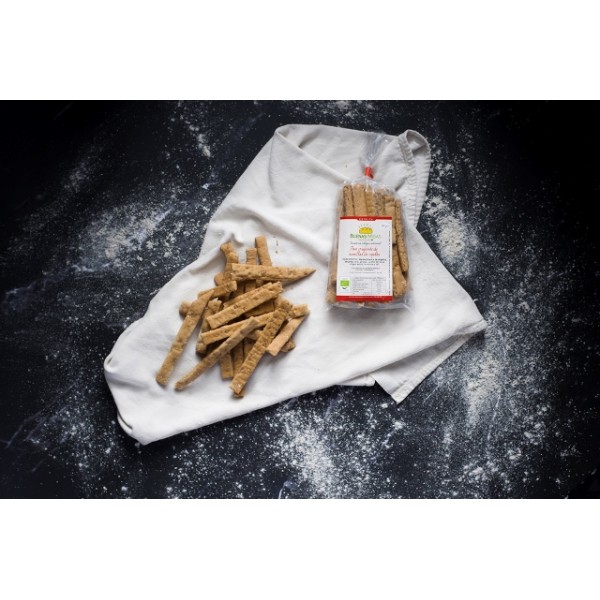 Organic Rosquilletas of ESPELTA flour with HEMPSEEDS 