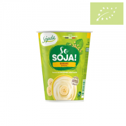 Yogur soja con plátano 400 gr Ecológico