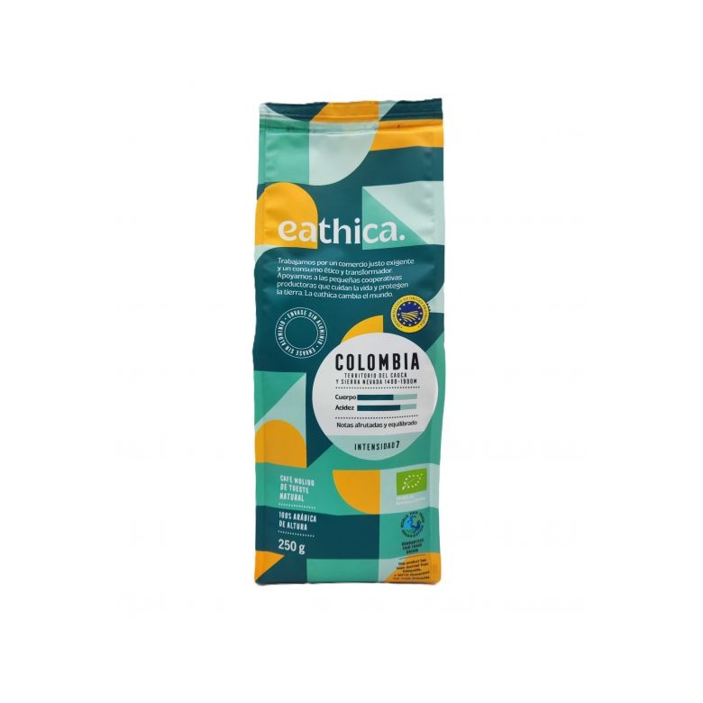COLOMBIA Eathica Coffee 250g ground Organic