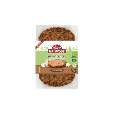 Hamburguesa de tofu y champiñon vegetal 160g ecológica 