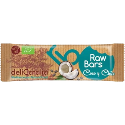 Barritas coco y chía sin gluten 30g Ecológicas