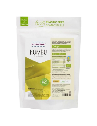 Alga Kombu 50g ecológica