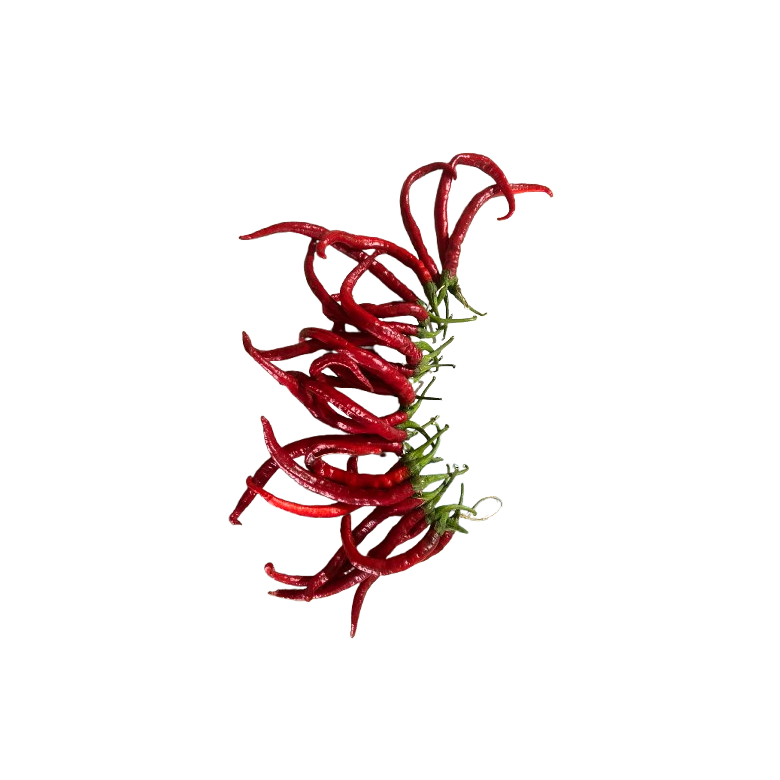 Guindilla ROJA Ristra de 300 gr. ecológica