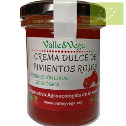 Crema dulce de Pimiento Rojo Ecológica. Valle y Vega