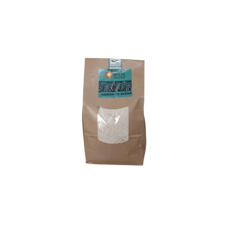 Wholegrain oat flour 1kg Organic