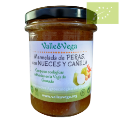 Mermelada de peras, nueces y canela Ecológica Valle y Vega