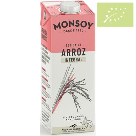 Bebida de arroz integral 1l Monsoy Ecológico