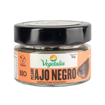 Dientes de ajo negro 50g Ecológico 