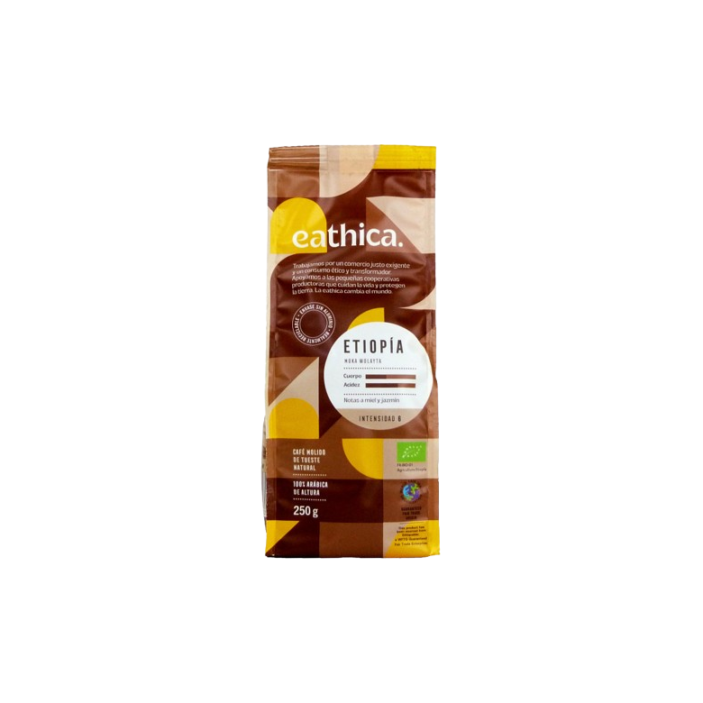 ETHIOPIA Eathica Coffee 250g ground Organic