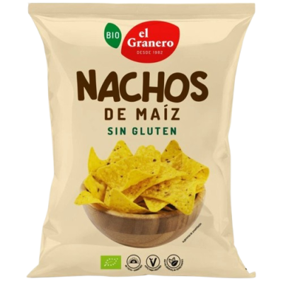 Nacho de maíz sin gluten 125g Ecológico