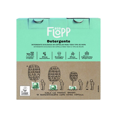 Washing Detergent 70 Capsules Flopp Eco-Friendly 