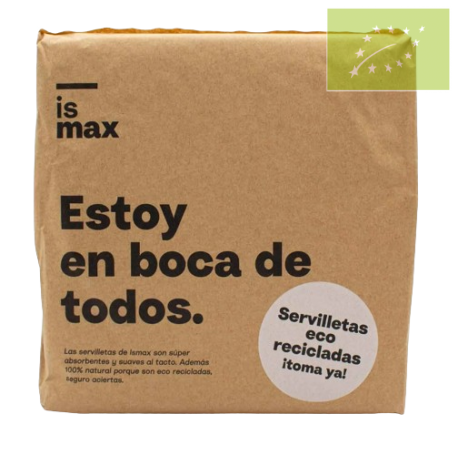 Servilletas ISMAX Natural 100ud Eco