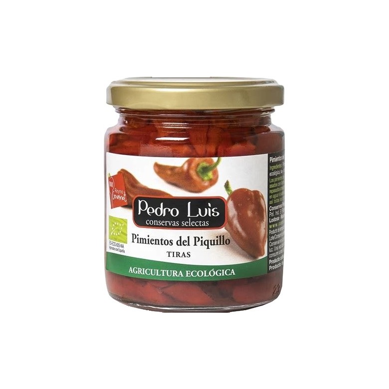 Pimientos del Piquillo tiras 250ml Eco