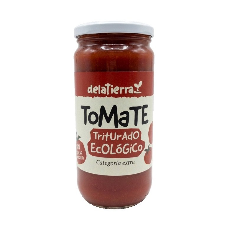 Tomate Natural triturado delaTierra 720ml Ecológico