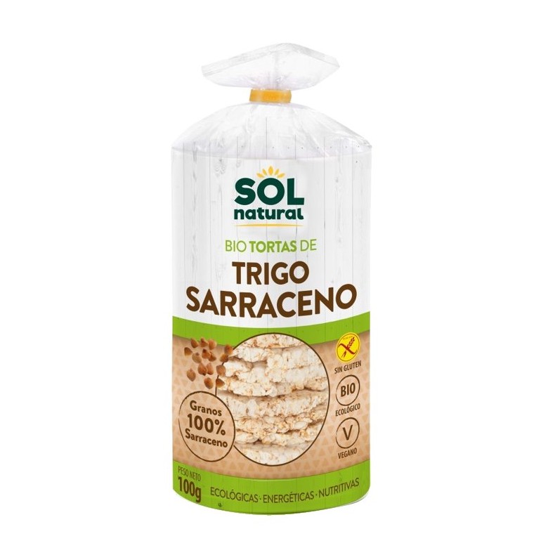 Tortitas SARRACENO sin gluten 100g Ecológicas