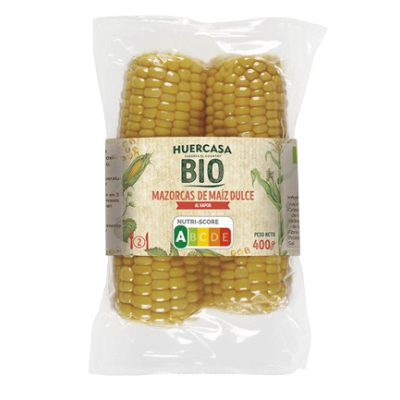 sweet cooked corn on the cob Organic