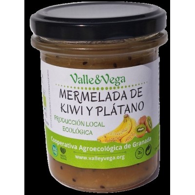 Kiwi and banana jam Organic  Valle y Vega 