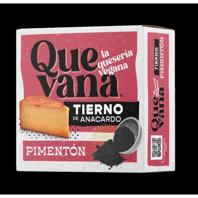 Organic VEGAN soft cheese with paprika 180g Organic QUEVANA