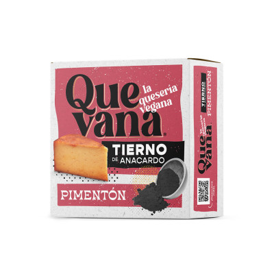 Organic VEGAN soft cheese with paprika 180g Organic QUEVANA