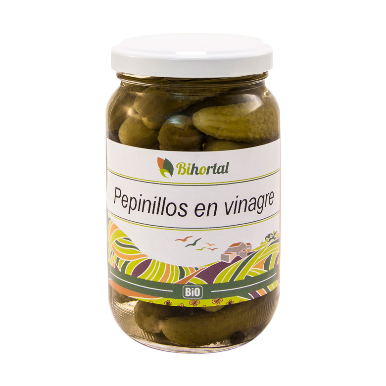 Pepinillos en vinagre 345g Ecológicos Bioandalus 