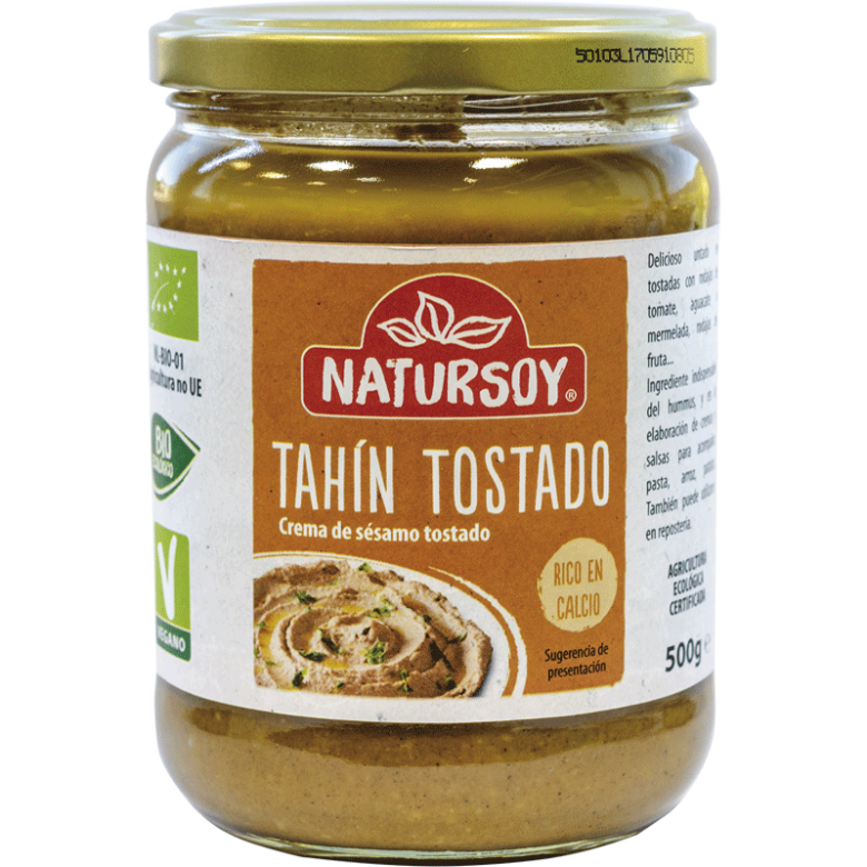 TAHINI sésamo tostado con sal 250g Ecológico