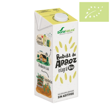 Bebida de arroz integral 1l Soria Natural Ecológica