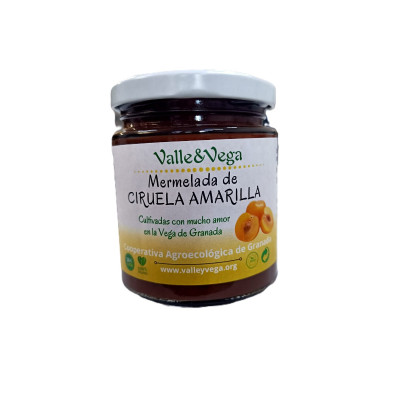 Mermelada de ciruela amarilla Ecológica Valle y Vega